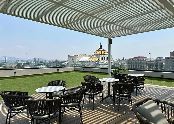 Loft Nuevo De Lujo Con Balcon Y Vista Historica De La Ciudad De * Mexiko-Stadt